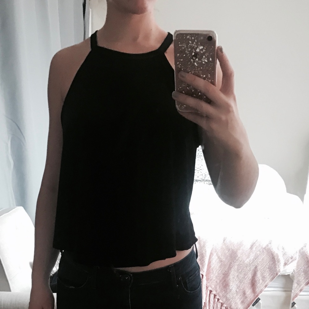 Black Velvet Top